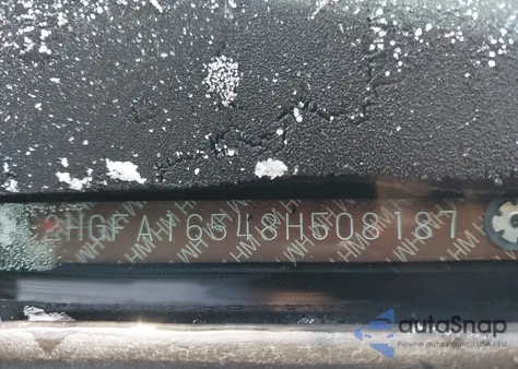 2008 Honda Civic Lx из США, поврежденный, VIN 2HGFA16548H508187